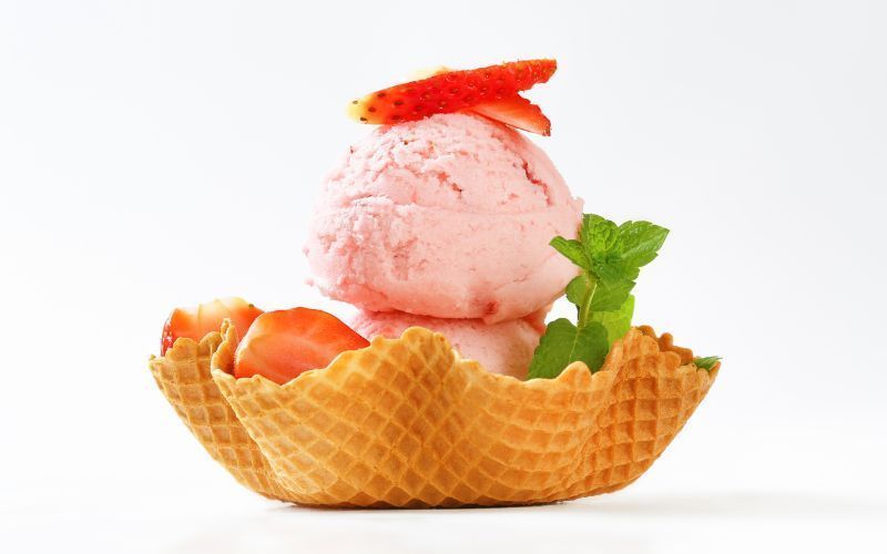 Helados en Tulipas de barquillo en Caniles